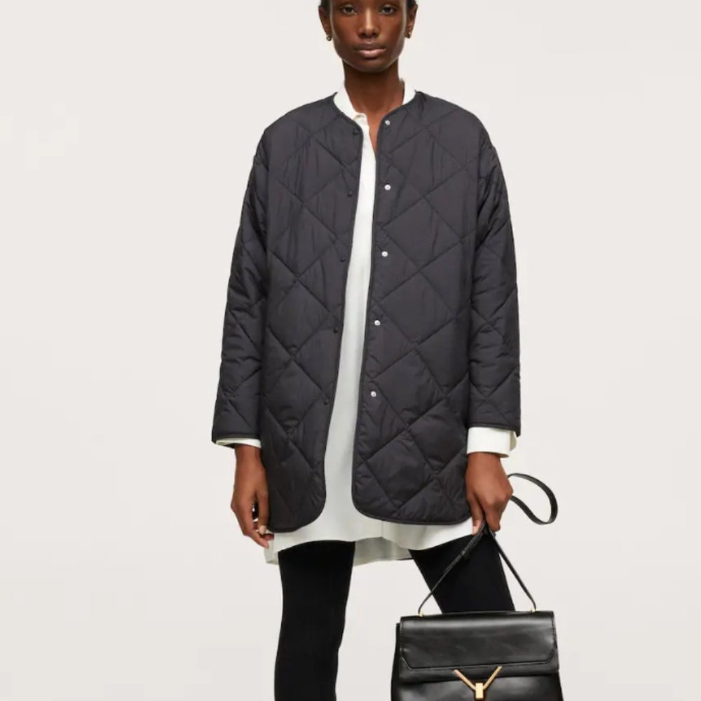 Mango Ultralight quilted anorak